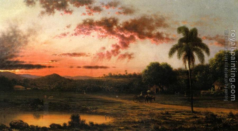 Martin Johnson Heade : Sunset, A Scene in Brazil